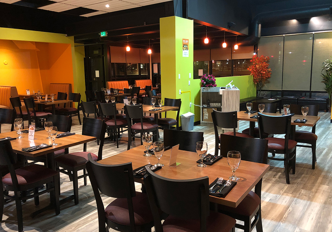 Zaika Indian Cuisine Upgrades it Seating Layout